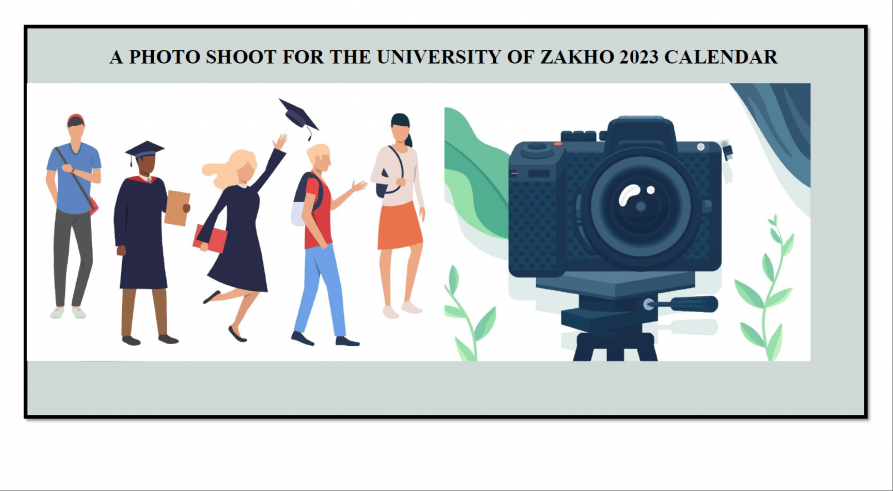 A PHOTO SHOOT FOR THE UNIVERSITY OF ZAKHO 2023 CALENDAR