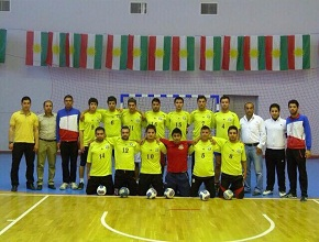 A friendly match between the University of Zakho and Zakho Sports Institute