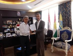 A strategic partnership agreement between the University of Zakho and Farashin organization for Environment