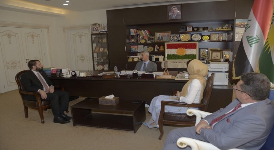 Representative of American Consulate Visited the University of Zakho