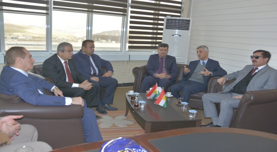 A Delegate from Kurdistan Democratic Party Visited the University of Zakho