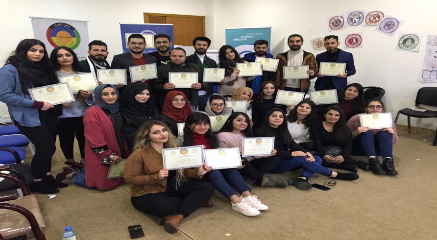 A Lecturer from the University of Zakho in a Workshop on "Alternatives to Violence Project"