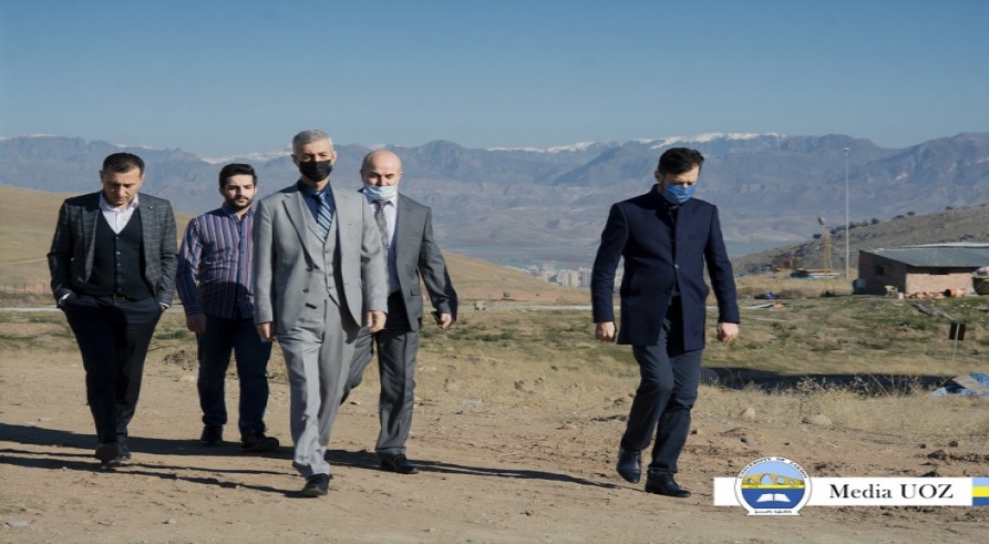 President of the University of Zakho Visited the New Buildings of the College of Engineering