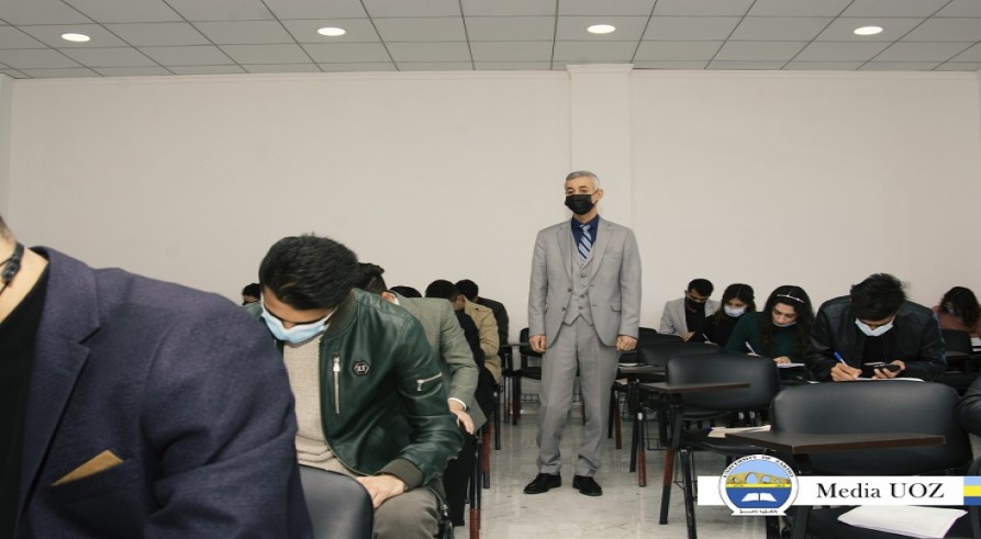 President of the University of Zakho Visited Halls of Exams