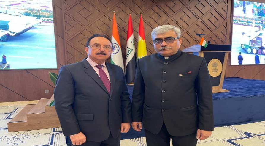 The President of the University of Zakho Participated in the Celebration of India's 74th Republic Day in Erbil