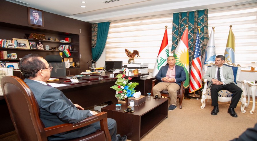 The University of Zakho Hosts a Delegation from the US Consulate in Erbil